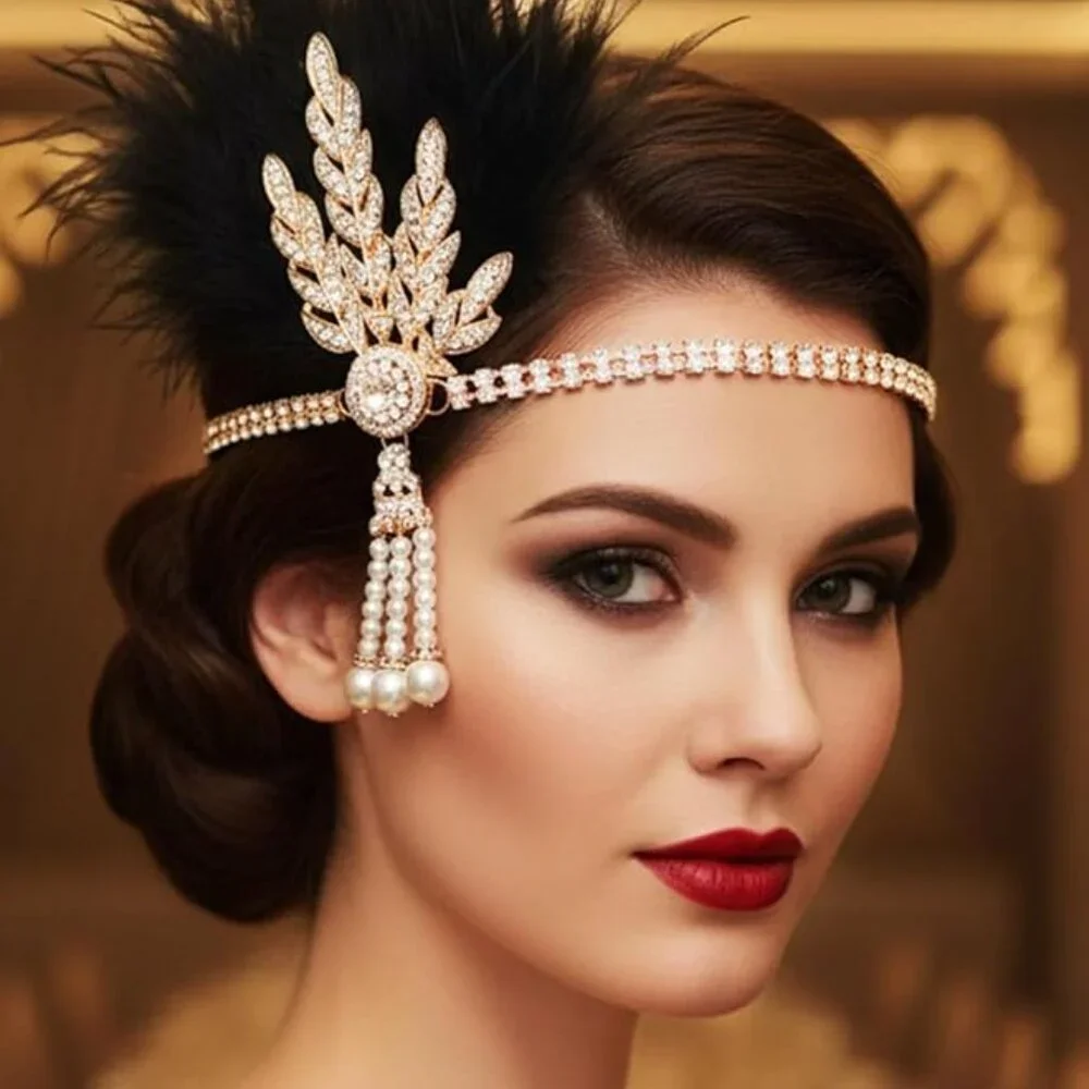 Flapper Feather Headband